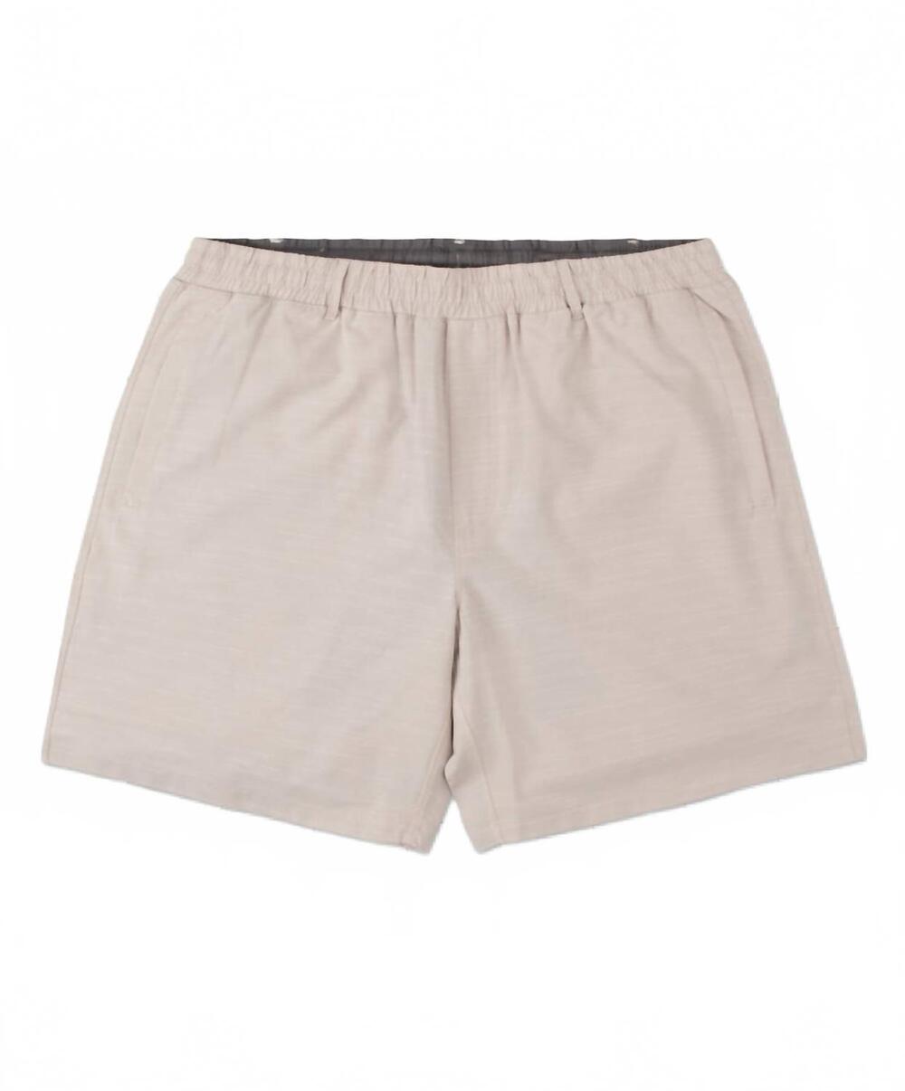 NEW SOUTHERN MARSH men's marlin lined performance short in burnt taupe
